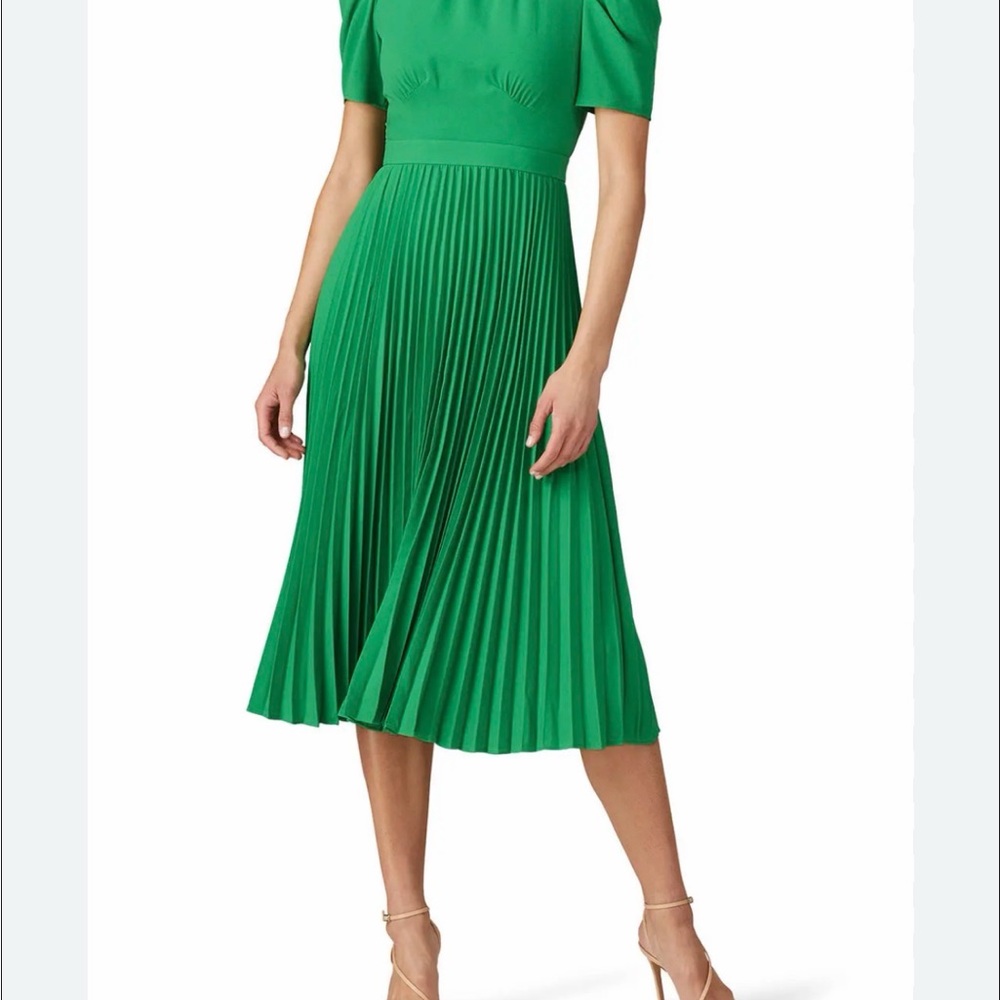 LK Bennett Vibrant Green Midi Dress